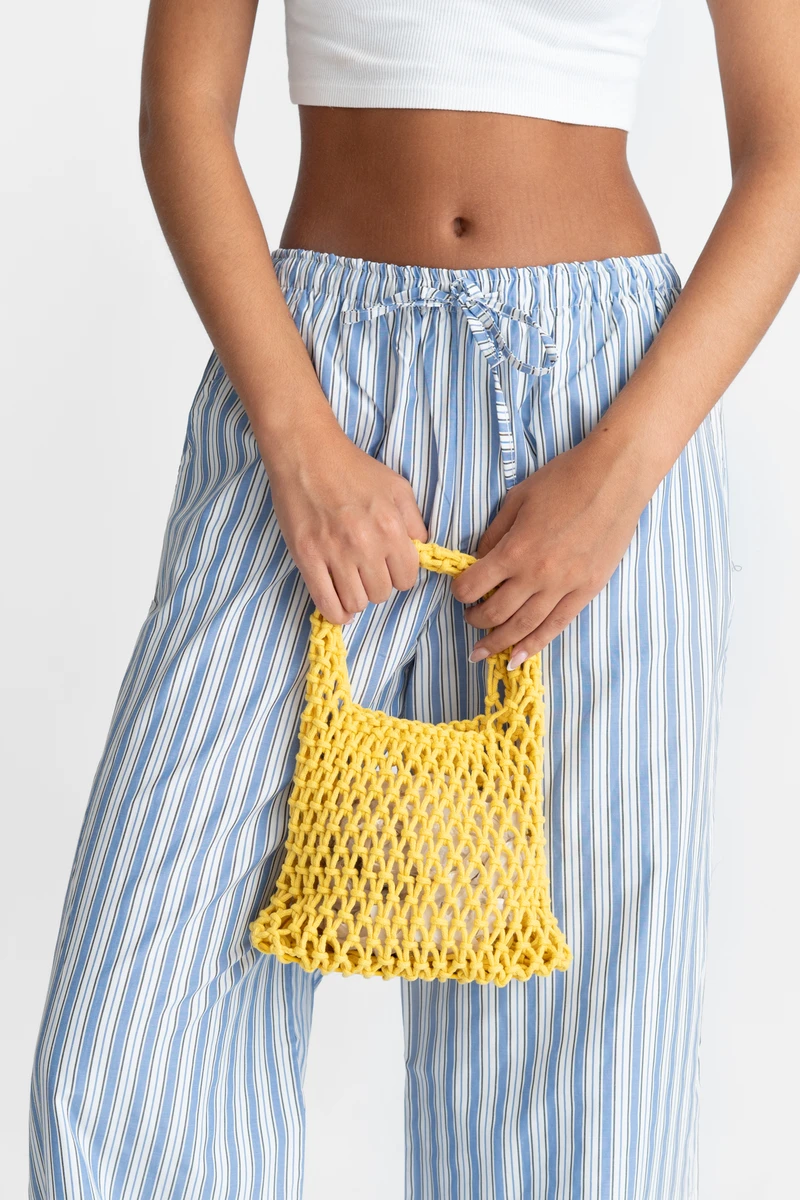 Mini Bag με αραιή πλέξη - Image 6