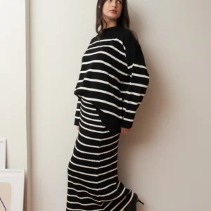 Stripped Πλεκτή Φούστα - Thumbnail Image 7