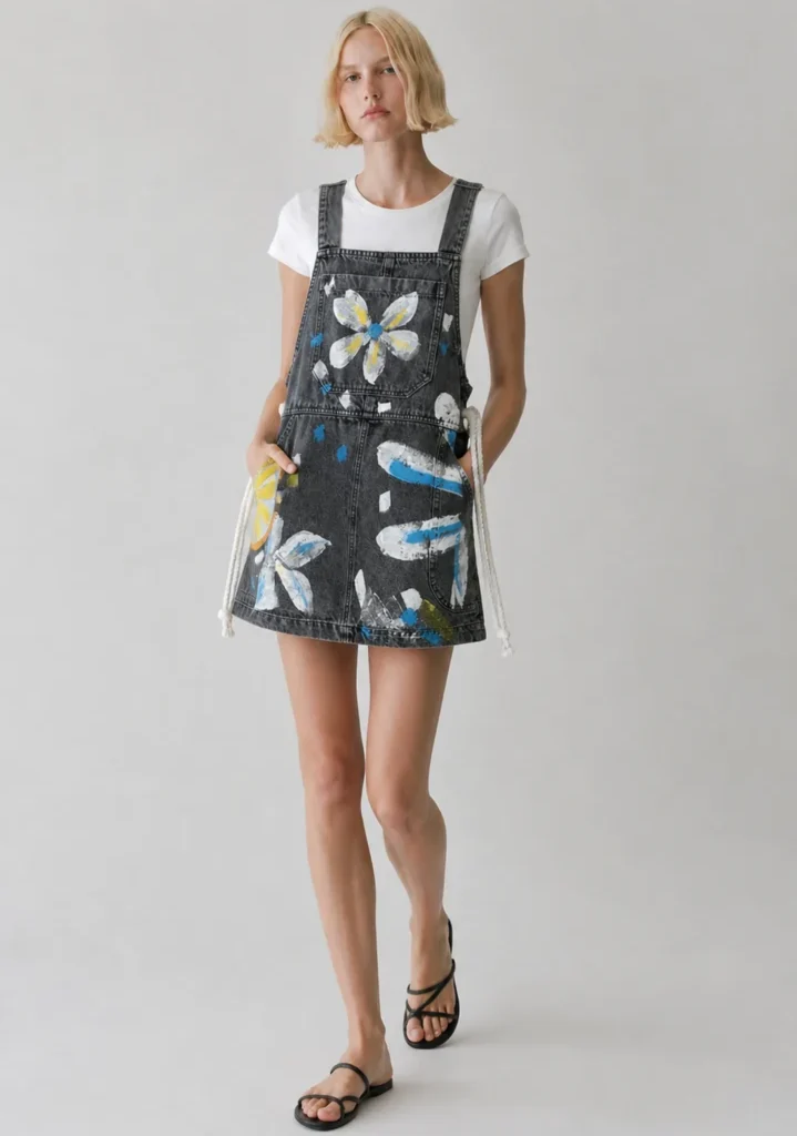 Denim Σαλοπέτα Mini με Print