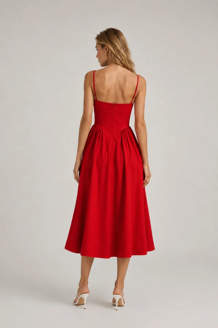 Midi Bustier Φόρεμα - Image 8