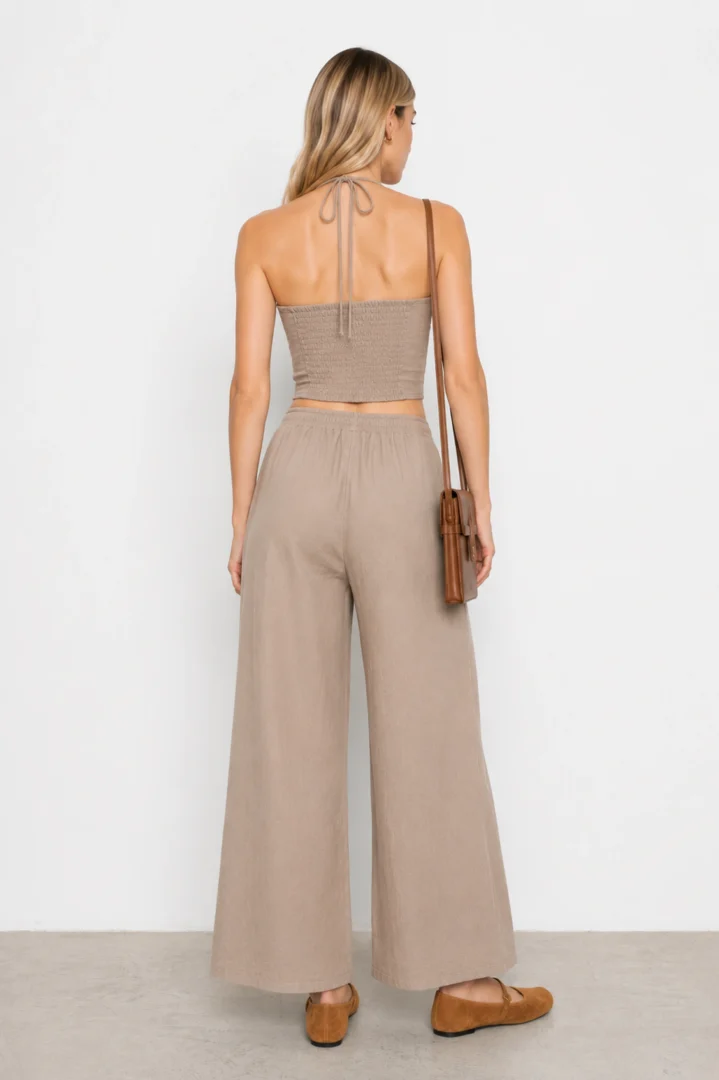 Σετ με Halter Crop Top - Image 3