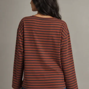 Ριγέ Μπλούζα Relaxed Fit - Thumbnail Image 5