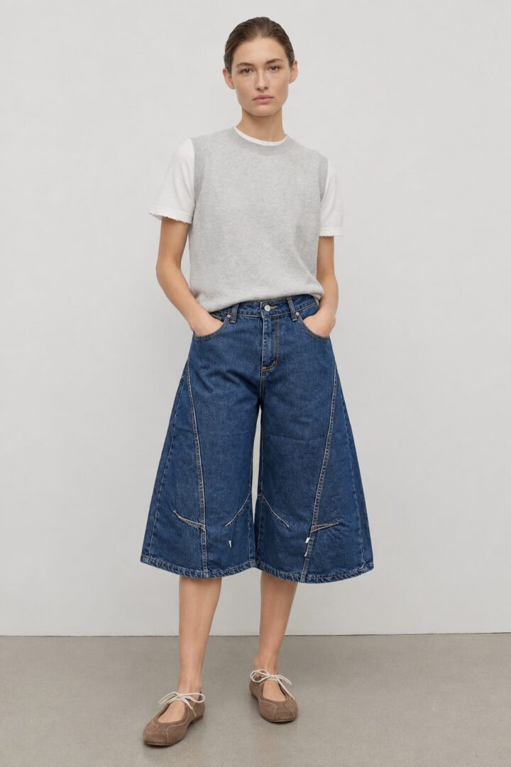 Denim Balloon Βερμούδα - Image 1