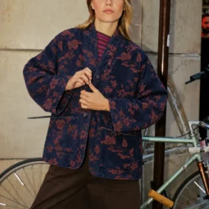 Cotton Jacket με Floral Σχέδια - Thumbnail Image 1