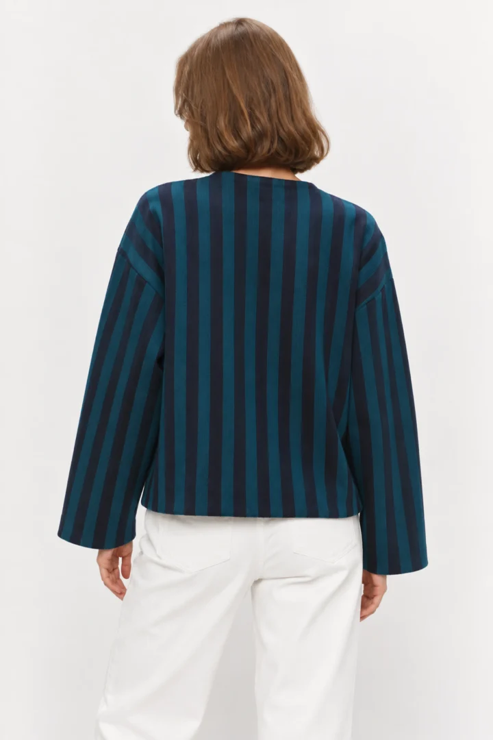Striped Knit Ζακέτα - Image 5