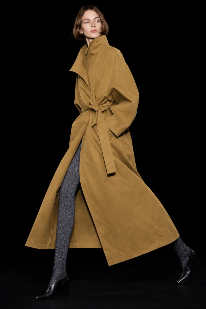 Lumina Long Trench Coat - Image 1