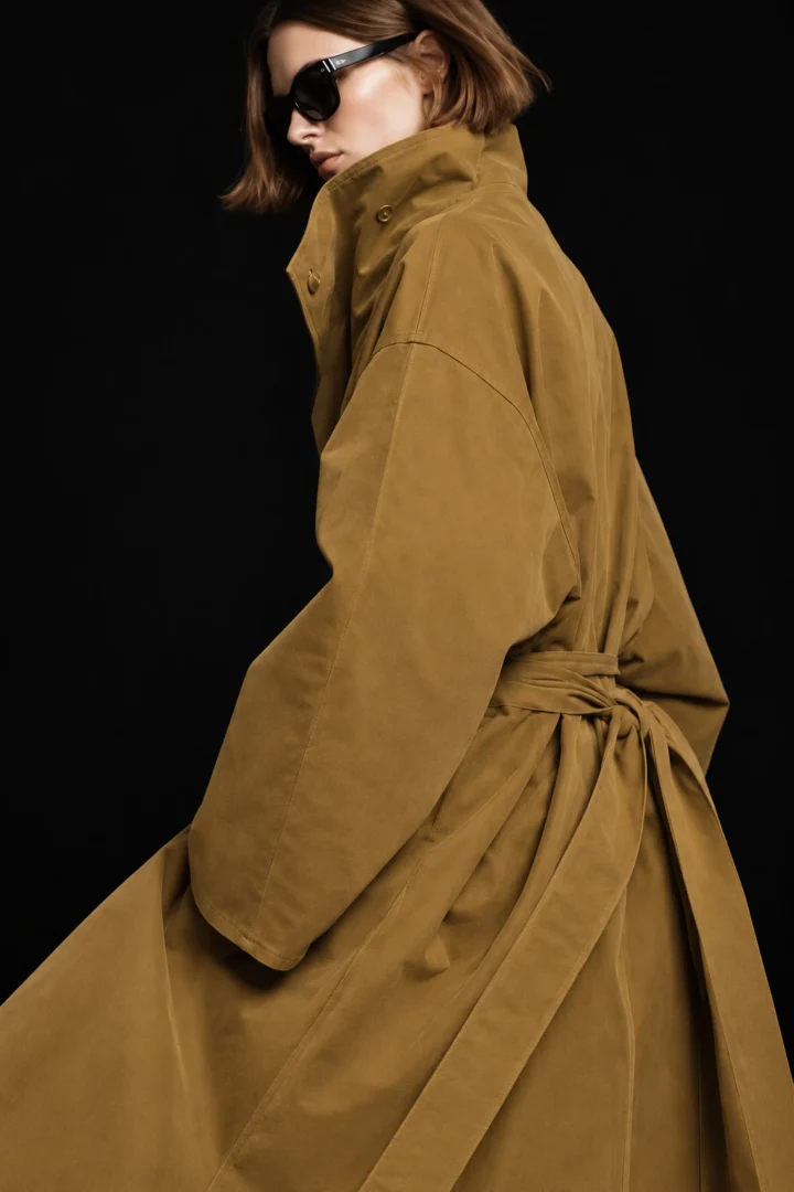 Lumina Long Trench Coat - Image 3