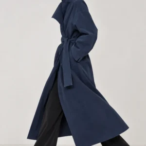 Lumina Long Trench Coat - Thumbnail Image 2